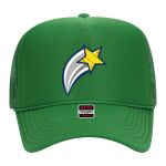 OTTO Cap 5 Panel High Crown Mesh Back Trucker Hat Thumbnail