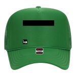 OTTO Cap 5 Panel High Crown Mesh Back Trucker Hat Thumbnail