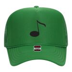 OTTO Cap 5 Panel High Crown Mesh Back Trucker Hat Thumbnail