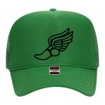 OTTO Cap 5 Panel High Crown Mesh Back Trucker Hat Thumbnail