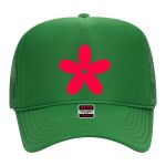 OTTO Cap 5 Panel High Crown Mesh Back Trucker Hat Thumbnail