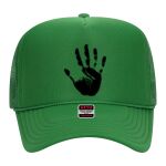 OTTO Cap 5 Panel High Crown Mesh Back Trucker Hat Thumbnail