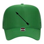 OTTO Cap 5 Panel High Crown Mesh Back Trucker Hat Thumbnail