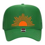 OTTO Cap 5 Panel High Crown Mesh Back Trucker Hat Thumbnail