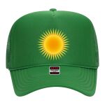 OTTO Cap 5 Panel High Crown Mesh Back Trucker Hat Thumbnail