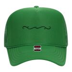 OTTO Cap 5 Panel High Crown Mesh Back Trucker Hat Thumbnail