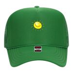 OTTO Cap 5 Panel High Crown Mesh Back Trucker Hat Thumbnail
