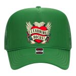OTTO Cap 5 Panel High Crown Mesh Back Trucker Hat Thumbnail