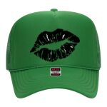 OTTO Cap 5 Panel High Crown Mesh Back Trucker Hat Thumbnail