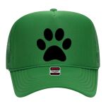 OTTO Cap 5 Panel High Crown Mesh Back Trucker Hat Thumbnail