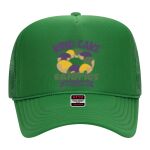 OTTO Cap 5 Panel High Crown Mesh Back Trucker Hat Thumbnail