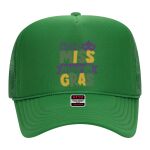 OTTO Cap 5 Panel High Crown Mesh Back Trucker Hat Thumbnail