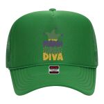OTTO Cap 5 Panel High Crown Mesh Back Trucker Hat Thumbnail