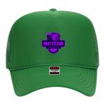 OTTO Cap 5 Panel High Crown Mesh Back Trucker Hat Thumbnail