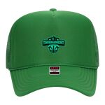 OTTO Cap 5 Panel High Crown Mesh Back Trucker Hat Thumbnail