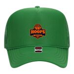 OTTO Cap 5 Panel High Crown Mesh Back Trucker Hat Thumbnail