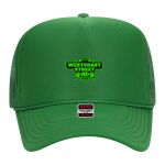 OTTO Cap 5 Panel High Crown Mesh Back Trucker Hat Thumbnail