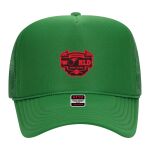 OTTO Cap 5 Panel High Crown Mesh Back Trucker Hat Thumbnail
