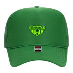 OTTO Cap 5 Panel High Crown Mesh Back Trucker Hat Thumbnail