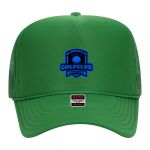 OTTO Cap 5 Panel High Crown Mesh Back Trucker Hat Thumbnail