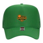 OTTO Cap 5 Panel High Crown Mesh Back Trucker Hat Thumbnail
