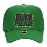 OTTO Cap 5 Panel High Crown Mesh Back Trucker Hat Thumbnail