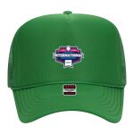 OTTO Cap 5 Panel High Crown Mesh Back Trucker Hat Thumbnail