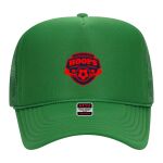 OTTO Cap 5 Panel High Crown Mesh Back Trucker Hat Thumbnail