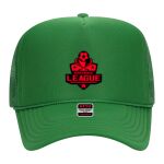 OTTO Cap 5 Panel High Crown Mesh Back Trucker Hat Thumbnail