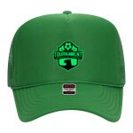 OTTO Cap 5 Panel High Crown Mesh Back Trucker Hat Thumbnail
