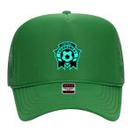 OTTO Cap 5 Panel High Crown Mesh Back Trucker Hat Thumbnail