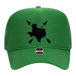 OTTO Cap 5 Panel High Crown Mesh Back Trucker Hat Thumbnail
