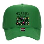 OTTO Cap 5 Panel High Crown Mesh Back Trucker Hat Thumbnail