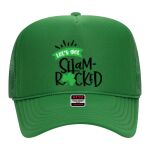 OTTO Cap 5 Panel High Crown Mesh Back Trucker Hat Thumbnail