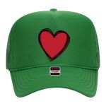OTTO Cap 5 Panel High Crown Mesh Back Trucker Hat Thumbnail