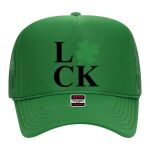 OTTO Cap 5 Panel High Crown Mesh Back Trucker Hat Thumbnail