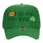 OTTO Cap 5 Panel High Crown Mesh Back Trucker Hat Thumbnail