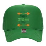 OTTO Cap 5 Panel High Crown Mesh Back Trucker Hat Thumbnail