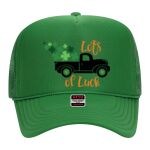 OTTO Cap 5 Panel High Crown Mesh Back Trucker Hat Thumbnail