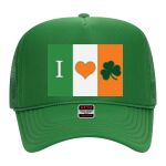OTTO Cap 5 Panel High Crown Mesh Back Trucker Hat Thumbnail