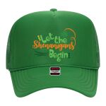 OTTO Cap 5 Panel High Crown Mesh Back Trucker Hat Thumbnail