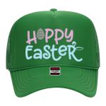 OTTO Cap 5 Panel High Crown Mesh Back Trucker Hat Thumbnail