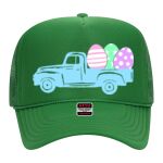 OTTO Cap 5 Panel High Crown Mesh Back Trucker Hat Thumbnail