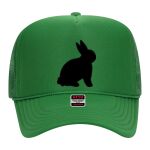 OTTO Cap 5 Panel High Crown Mesh Back Trucker Hat Thumbnail