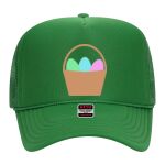 OTTO Cap 5 Panel High Crown Mesh Back Trucker Hat Thumbnail