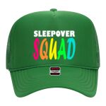 OTTO Cap 5 Panel High Crown Mesh Back Trucker Hat Thumbnail