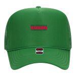 OTTO Cap 5 Panel High Crown Mesh Back Trucker Hat Thumbnail