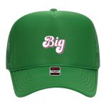 OTTO Cap 5 Panel High Crown Mesh Back Trucker Hat Thumbnail