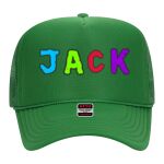 OTTO Cap 5 Panel High Crown Mesh Back Trucker Hat Thumbnail
