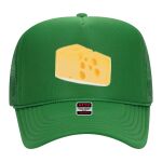 OTTO Cap 5 Panel High Crown Mesh Back Trucker Hat Thumbnail